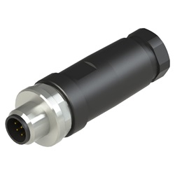 CONNETTORE MASCHIO M12  DIRITTO  8