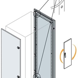 Porta cieca laterale 2000x800 mm per armadi modulari automazione