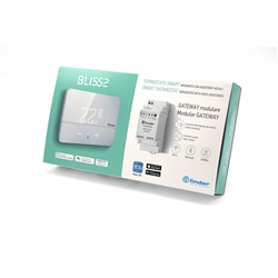 Termostato Smart Bliss2 con Gateway WiFi 868MHz Controllo Remoto Assistenti Vocali Casa