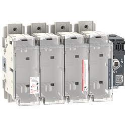 Interruttore-sezionatore con fusibili 4 poli 250A 690VAC FuPact GSD250 per impianti industriali e infrastrutture
