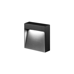 Applique LED 3W antracite IP65 esterno interno design compatto resistente