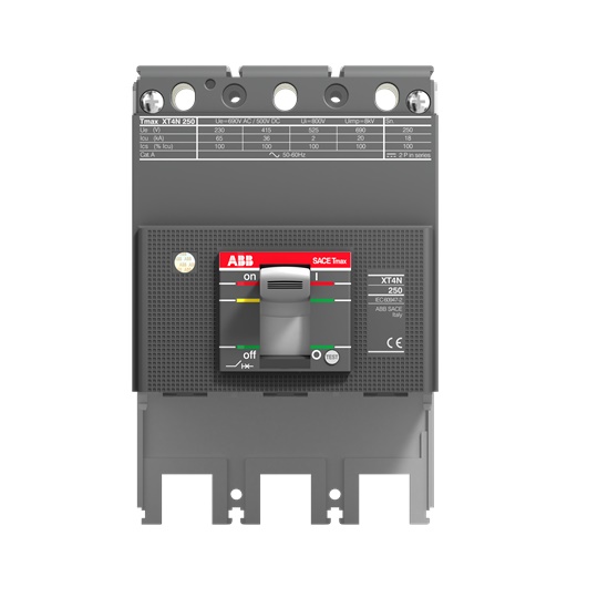 Interruttore modulare 3 poli 250A TMAX XT4H industriale