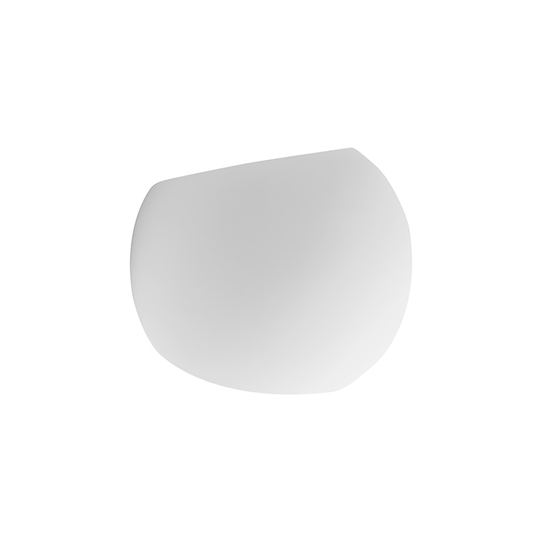 Applique gesso bianco G9 33W IP20 lampada parete design minimalista interni