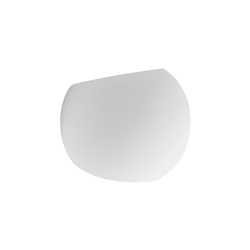 Applique gesso bianco G9 33W IP20 lampada parete design minimalista interni