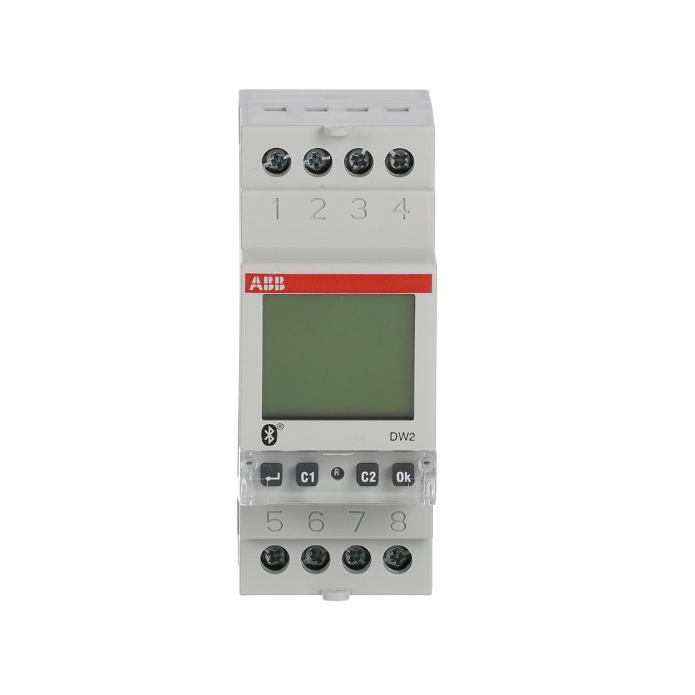 Interruttore orario digitale DW2 2 canali programmazione settimanale controllo impianti elettrici