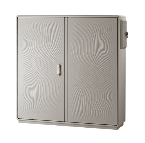 Armadio in vetroresina IP44 Serie GRAFI 12 con cassonetto portacontatore per contatori elettronici monofase e trifase fino a 30Kw