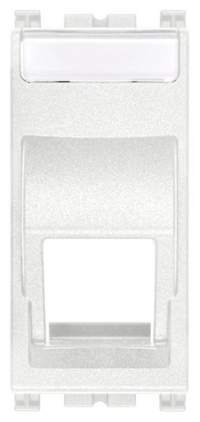 ADATTATORE RJ45 INCLINATO BIANCO