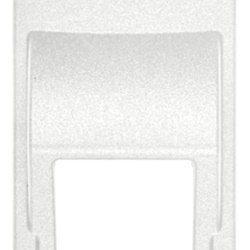 ADATTATORE RJ45 INCLINATO BIANCO