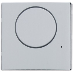 Placca frontale audio lite cieco policarbonato IK07 per modulo citofonico installazioni elettriche residenziali e commerciali