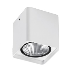 Downlight plafone quadrato bianco LED 20W 3000K IP54 per esterno residenziale e commerciale