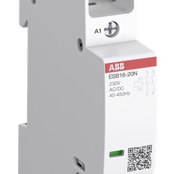 Contattore elettromeccanico ESB16-20N-04 16A 2NO 110V DC/AC per automazione industriale e civile