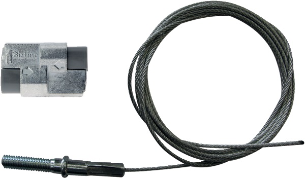 Kit fissaggio punto centrale DCL con cavi acciaio galvanizzato 25 kg per installazioni elettriche rapide e sicure