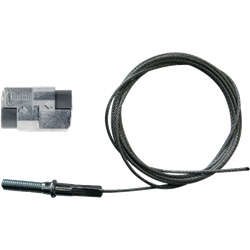 Kit fissaggio punto centrale DCL con cavi acciaio galvanizzato 25 kg per installazioni elettriche rapide e sicure