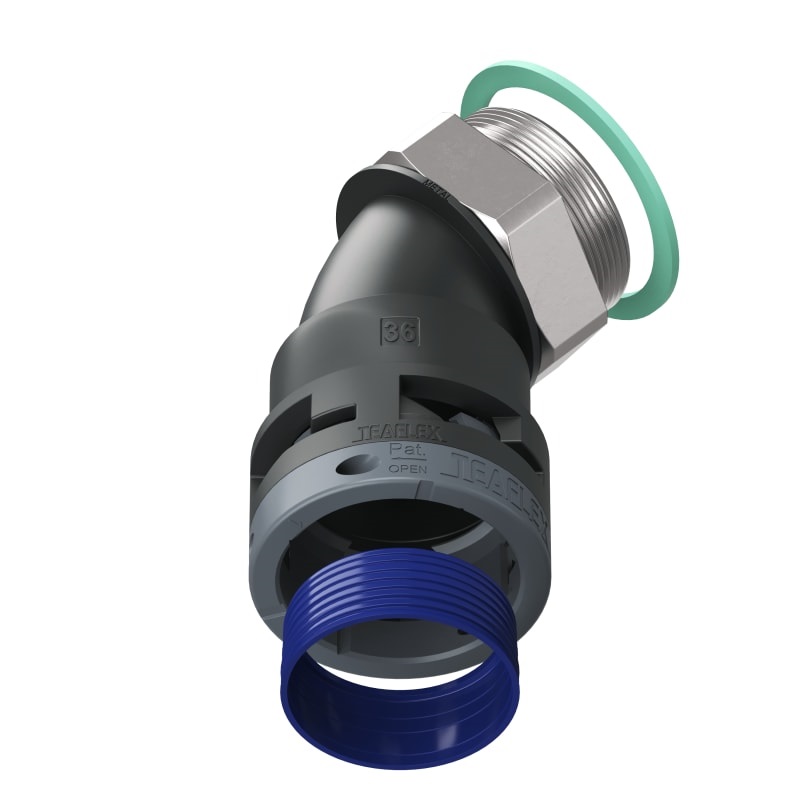 Curva 45°Ip68 Bf36 Pg36 Nero