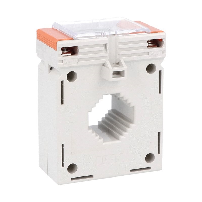 Trasformatore di corrente passante precisione 150/5A cavo Ø28mm per barre 30x10mm, 25x15mm, 20x20mm