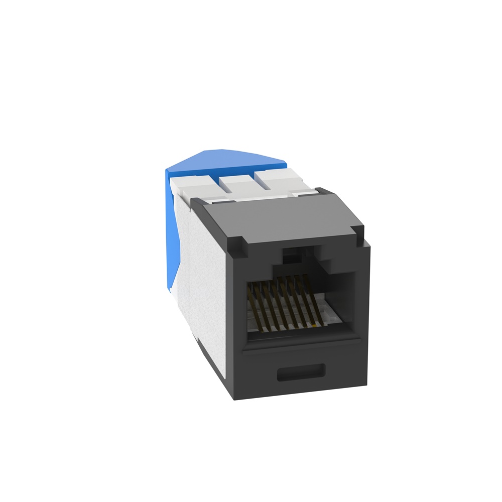 CAT 6A LEFT/RIGHT 45 DEGREE ANGLED