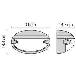 CHIP OV30 GRILL 10 A/EW 830 BK81