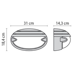 CHIP OV30 GRILL 10 A/EW 830 BK81