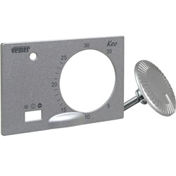 Frontalino argento verniciato per Keo-B modello KEO13 senza pulsante
