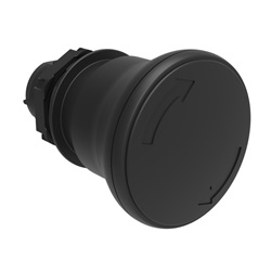 PULSANTE FUNGO 40MM NERO SG.ROTAZIONE