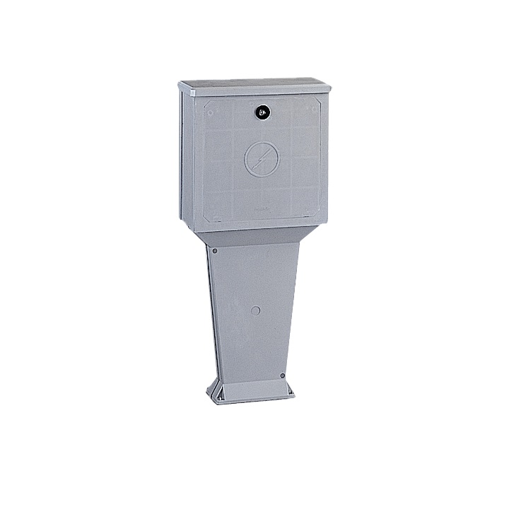 Armadio vetroresina Serie CVA 1 vano 462x455x220 mm con serratura cremonese IP44 IK10 uso esterno