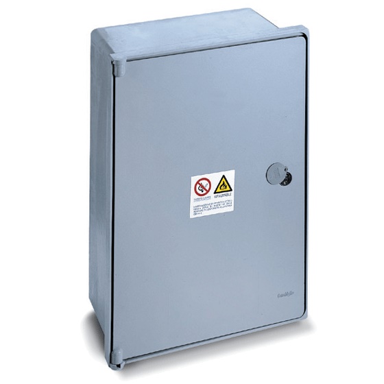 Cassetta contatori gas SMC resistente fuoco IP43 per installazione parete/incasso muretto