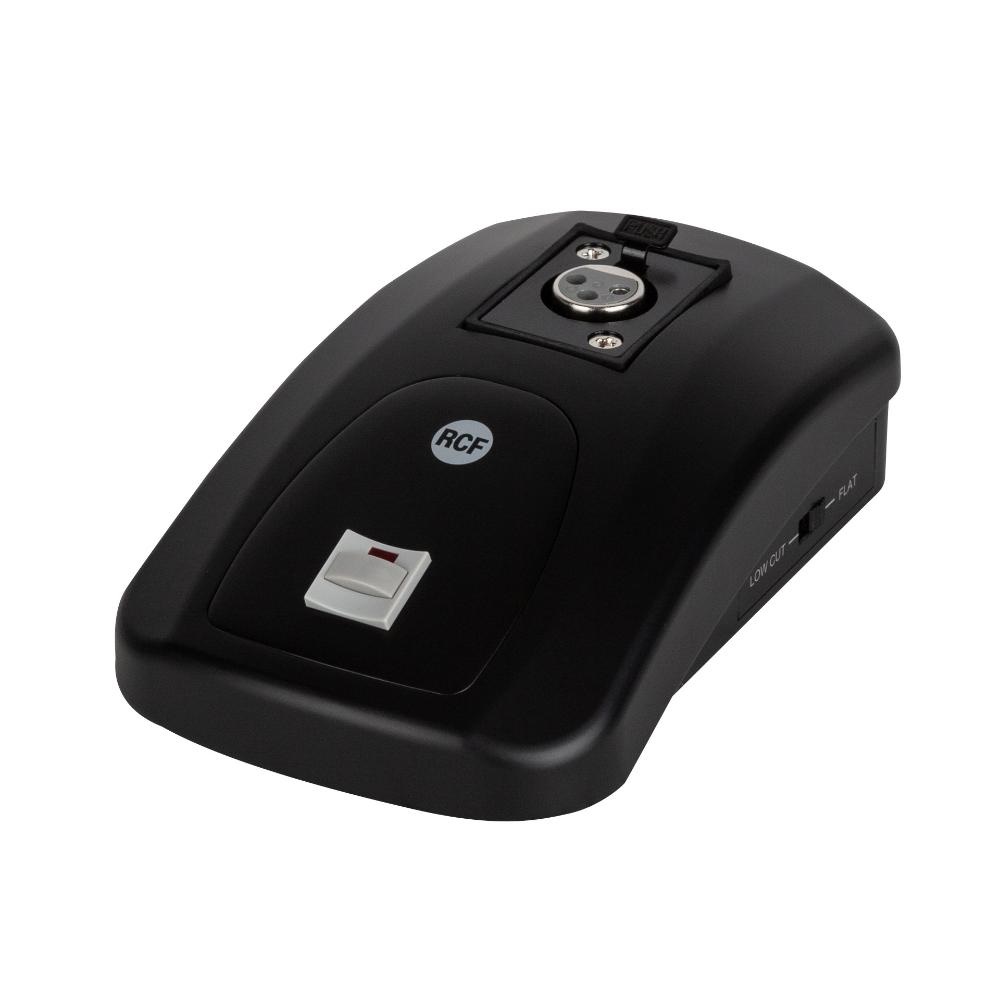 Base microfonica universale AC 501DK con connettori XLR e modalità LOCK TALK MUTE per uso da tavolo