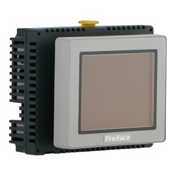 GP-4201TM, 3.5 TFT, 65K colori, installazione foro Ø22, QVGA (320 x 240), Ethernet x1, Seriale x1, USB 2.0 (Type-A x1, Mini-B x1), DC24V (CE/UL/c-UL)