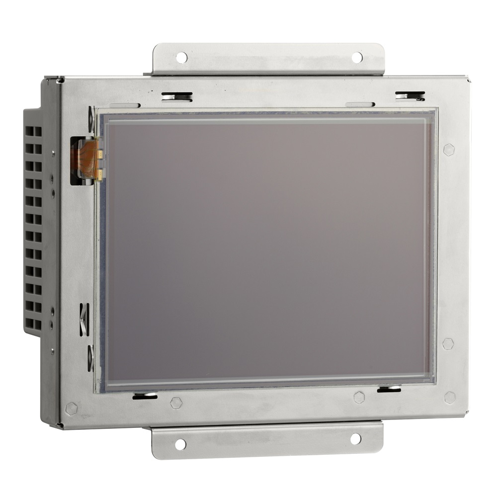 7.5 touch panel display, VGA, Analog-Single, 2xCOM, ETH, USB A & mini-B, SD, 24VDC, Rear Mount