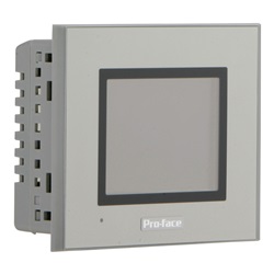 GP-4201T, 3.5 TFT, 65K colori, QVGA (320 x 240), touchscreen resistivo, Ethernet x1, Seriale RS-232C/RS-485 x1, USB 2.0 (Type-A x1, Mini-B x1), DC24V