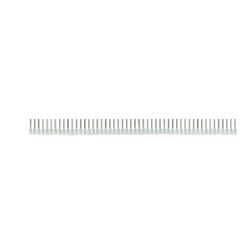 Capicorda bianco 0,5 mm² in rame stagnato con guaina polipropilene striscia 50 terminali per installazioni elettriche rapide