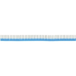 Tubetti terminali blu 0,75 mm² rame stagnato guaina polipropilene per impianti elettrici
