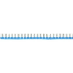 Tubetti terminali blu 0,75 mm² rame stagnato guaina polipropilene per impianti elettrici