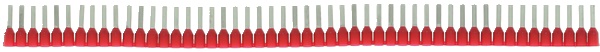 Capicorda rosso 1-p 0,8 mm² rame stagnato con guaina isolante polipropilene per installazioni elettriche rapide
