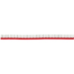 Capicorda rosso 1-p 0,8 mm² rame stagnato con guaina isolante polipropilene per installazioni elettriche rapide