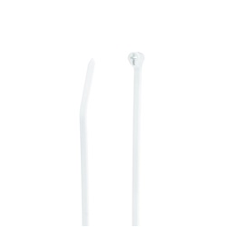 Fascetta fermacavi 100x2,3 mm bianco nylon 80N uso interno industriale