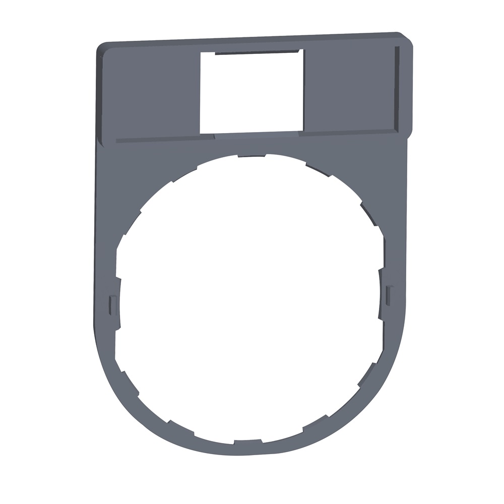 Portaetichetta 30 x 40 mm senza etichetta 8 x 27 mm colore grigio (prezzo per 1000 pz) - 