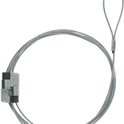 Kit anello sospensione 1,5 mm 3 m con chiavistelli per canaline luci pannelli
