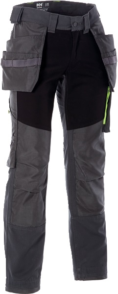 Pantaloni lavoro Aker multitasca rinforzi Cordura strisce rifrangenti installatori elettrici