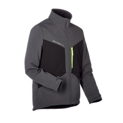 GIACCA IN SOFTSHELL AKER GRIGIO/NER