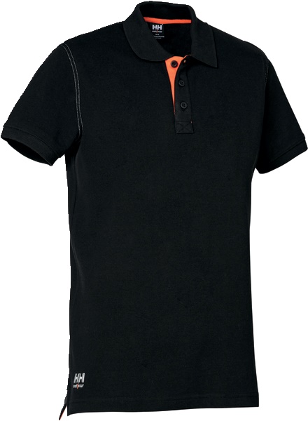 Polo Oxford nera taglia XL morbida resistente ideale personalizzazione logo