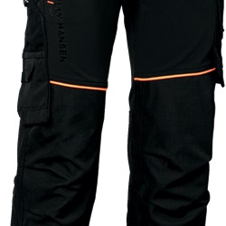 Pantaloni Evolution senza tasche porta-attrezzi, Neri, taglia 42