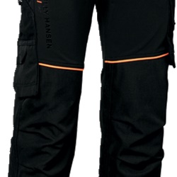 Pantaloni da lavoro Evolution neri elasticizzati con rinforzi Cordura taglia 44
