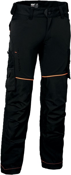 Pantaloni lavoro neri Evolution tessuto elasticizzato rinforzi Cordura® taglia 50