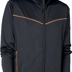 Giacca Stretch Evolution nera taglia XXL tessuto elasticizzato polsini regolabili lavoro quotidiano