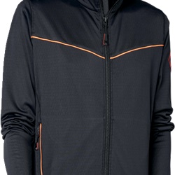 Giacca Stretch Evolution nera 3XL con cordino elastico e polsini elasticizzati per comfort e praticità lavorativa