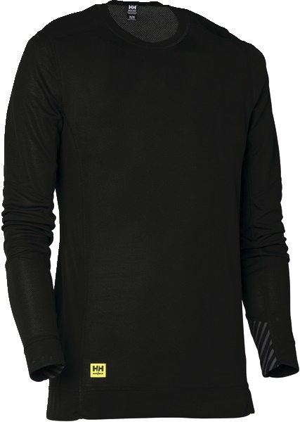Maglia tecnica isolante nera taglia XXL traspirante per ambienti freddi lavoro elettrico