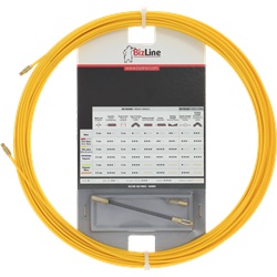 Sonda fibra vetro 15 m Ø 3 mm passaggio cavi guaine condotti lineari inserti intercambiabili