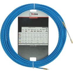 Sonda in poliestere intrecciato 50 m Ø 4,5 mm con inserti intercambiabili per passaggio cavi tubi 40-80 mm