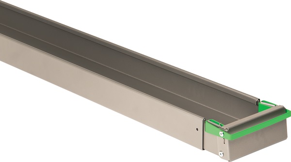 Scaffale canaletta 160 mm profondità allungabile estraibile per materiale elettrico